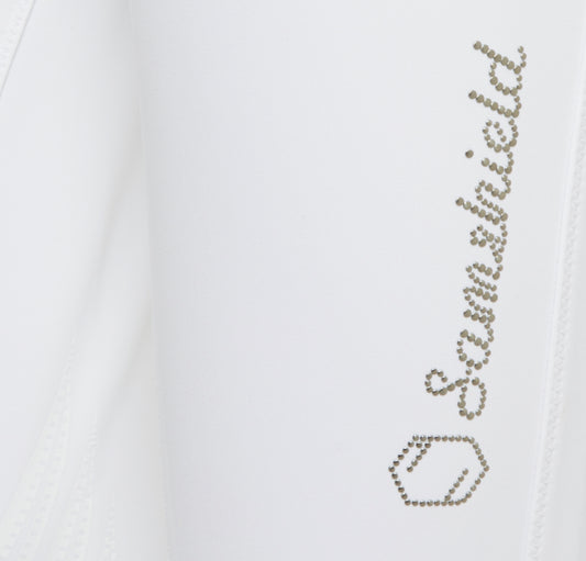 Samshield Ladies Chloe Metal Dots Mid Rise Breech White
