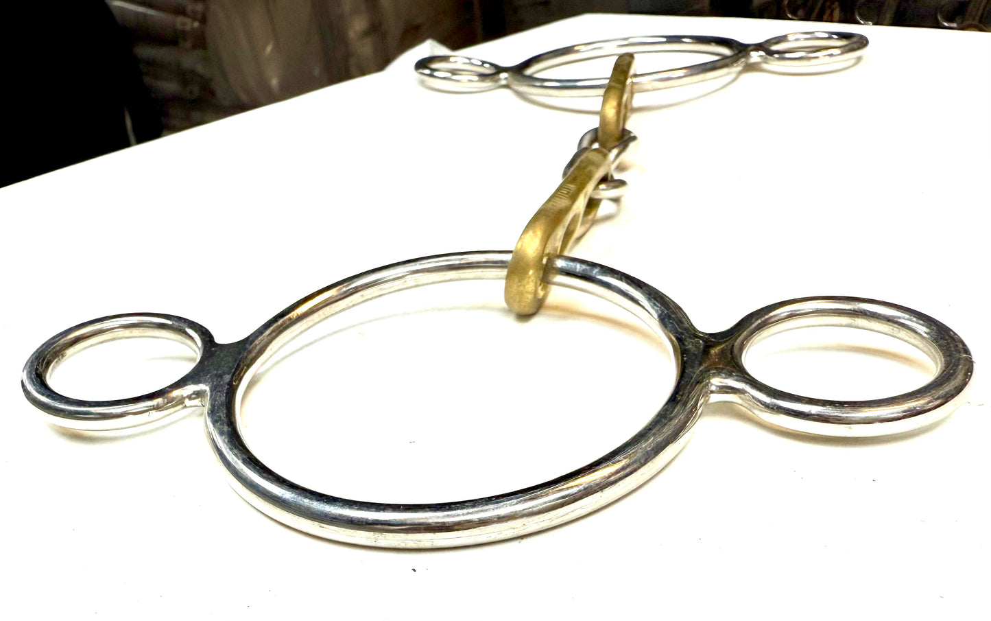 Bit Gag Nelson 2 Ring Custom Chain Snaffle Avanti Italia