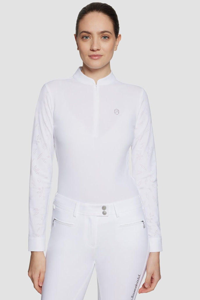 Samshield Ladies Show Shirt Long Sleeve Louison Air White p25