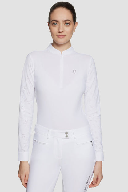 Samshield Ladies Show Shirt Long Sleeve Louison Air White p25