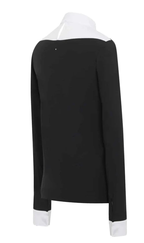 Samshield Ladies Show Shirt Hunter Friendly White Front - Long Sleeve - Georgoria Sophia Gregoria Sixtine - Black, White, Burgandy, Pistaccio , Agave, Kaki