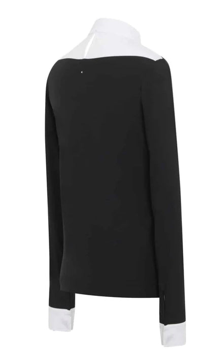 Samshield Ladies Show Shirt Hunter Friendly White Front - Long Sleeve - Georgoria Sophia Gregoria Sixtine - Black, White, Burgandy, Pistaccio , Agave, Kaki