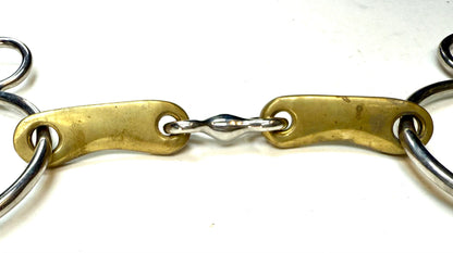 Bit Gag Nelson 2 Ring Dog Bone Snaffle Avanti Italia