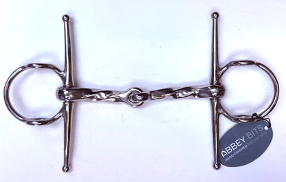 Bit Gag Full Cheek Abbey England Full Slow Twist Snaffle