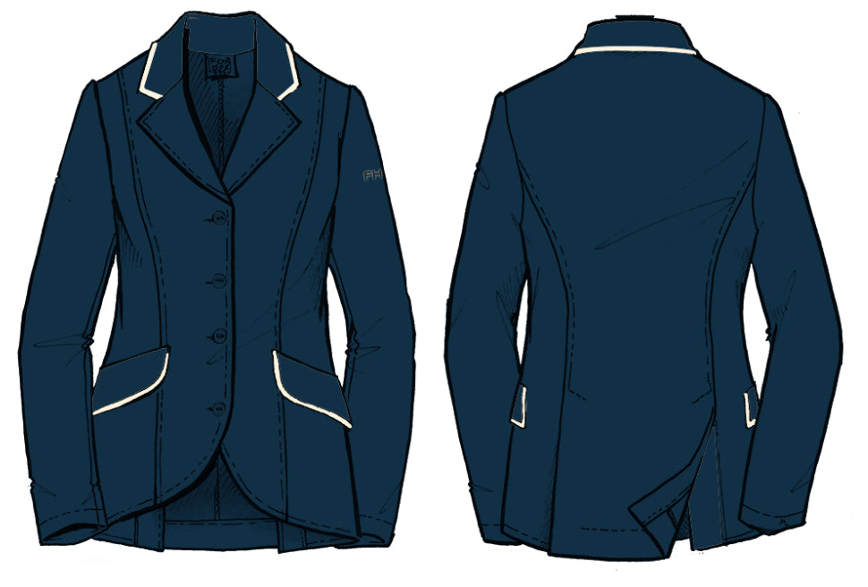 For Horses Women’s Cristina Show Coat - Custom