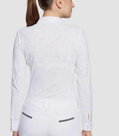 Samshield Ladies Show Shirt Long Sleeve Louison Air White p25