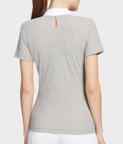 Samshield Ladies Show Shirt Short Sleeve Aloise Mineral Grey Swarovski Grey