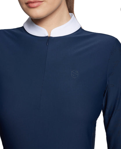 Samshield Ladies Show Shirt Long Sleeve Louison Air Navy p25