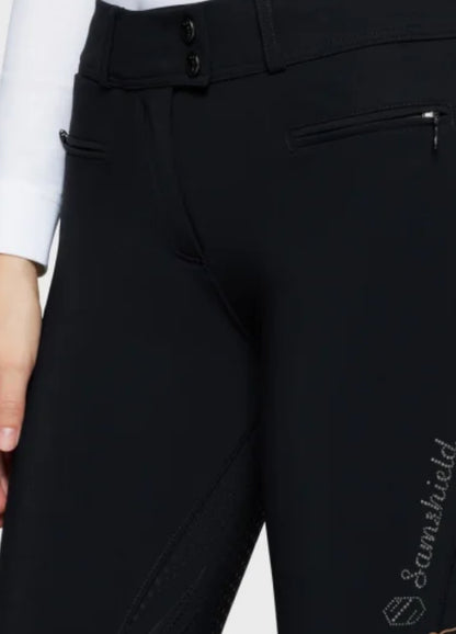 Samshield Ladies Chloe Metal Dots Mid Rise Breech Black