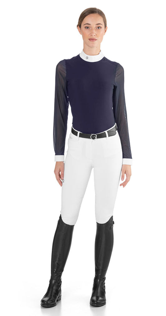 Ego 7 Show Shirt Rita Long Sleeve in Navy