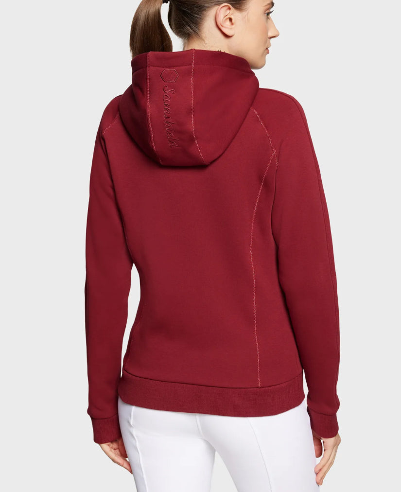 Samshield Ladies Ivy Riding Hoodie  in Raspberry - a25