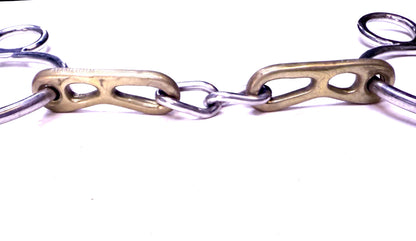 Bit Gag Nelson 2 Ring Custom Chain Snaffle Avanti Italia