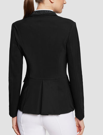 Samshield Ladies Show Coat Victory Flower Swarovski Crystal Regular Black
