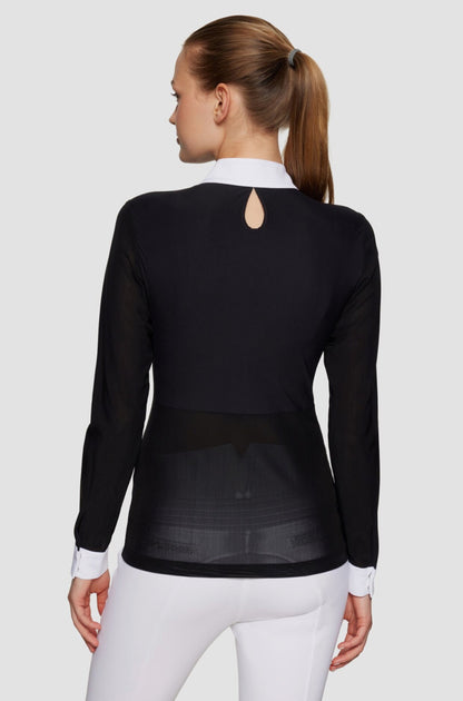 Samshield Ladies Show Shirt Long Sleeves Lily Boreal Black Night Shade ss25