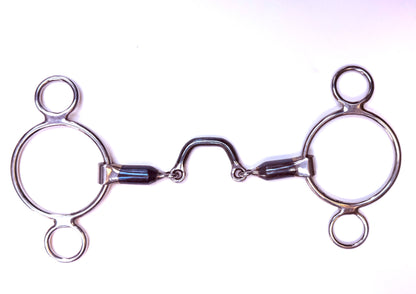 Bit Gag Nelson 2 Ring Segundo Avanti Italia Blue