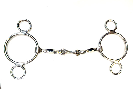 Bit Gag Nelson 2 Ring Slow French Link Avanti Italia