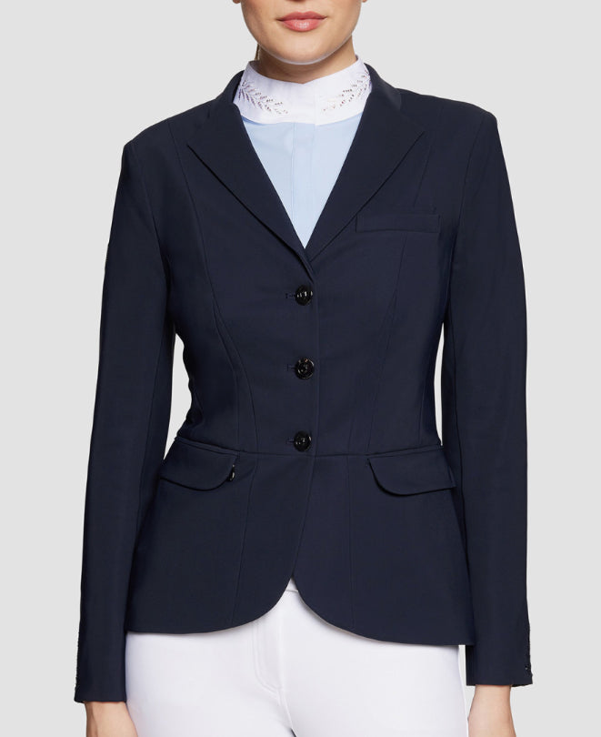 Samshield Ladies Show Coat Victory Flower Swarovski Crystal Regular Navy
