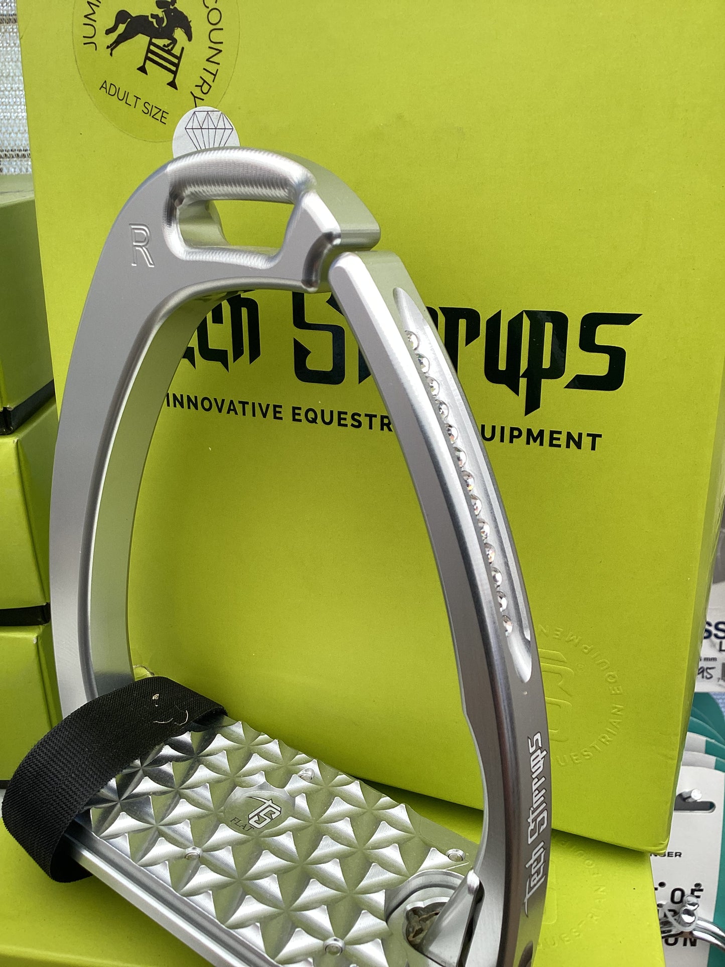 Tech Stirrups Venice SW Flat Evo Crystal