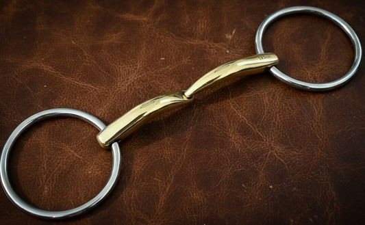 Bit Loose Ring Comfort Shaped Mouth Snaffle SquareHeavy Snaffle