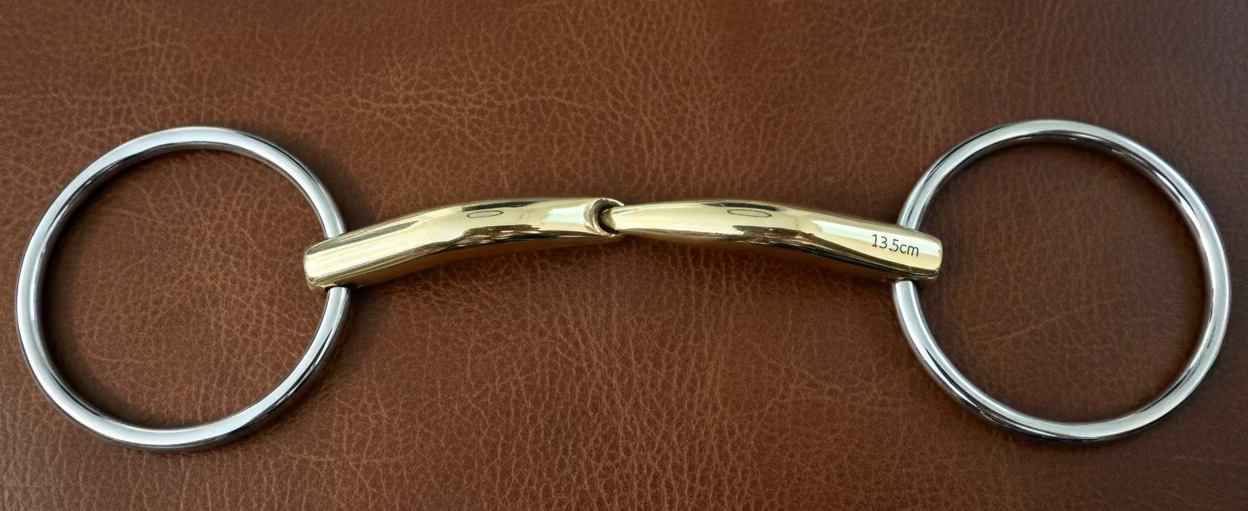 Bit Loose Ring Comfort Shaped Mouth Snaffle SquareHeavy Snaffle