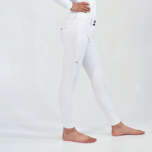 For Horses Brand Kids Poppy White Breeches