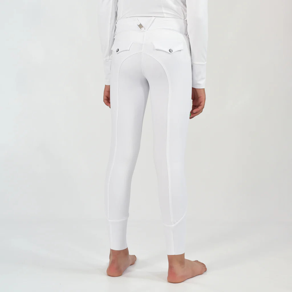 For Horses Brand Kids Poppy White Breeches