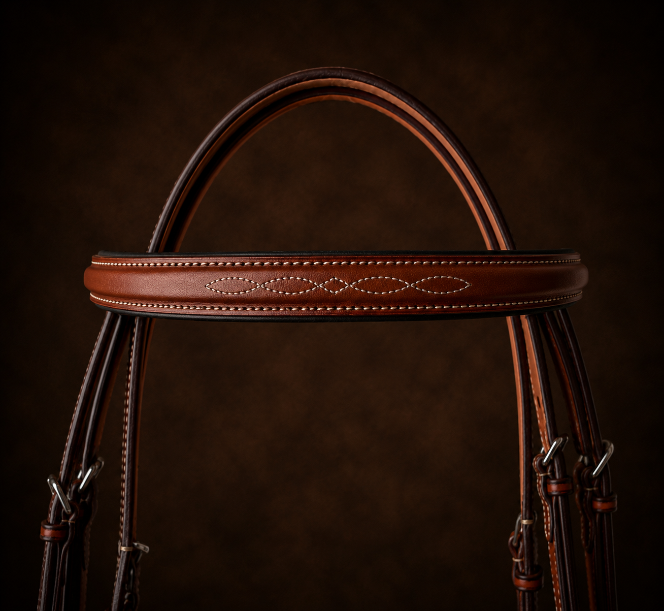 Edgewood Hunter Bridle Wide PADDED Fancy 1” - 10LFP