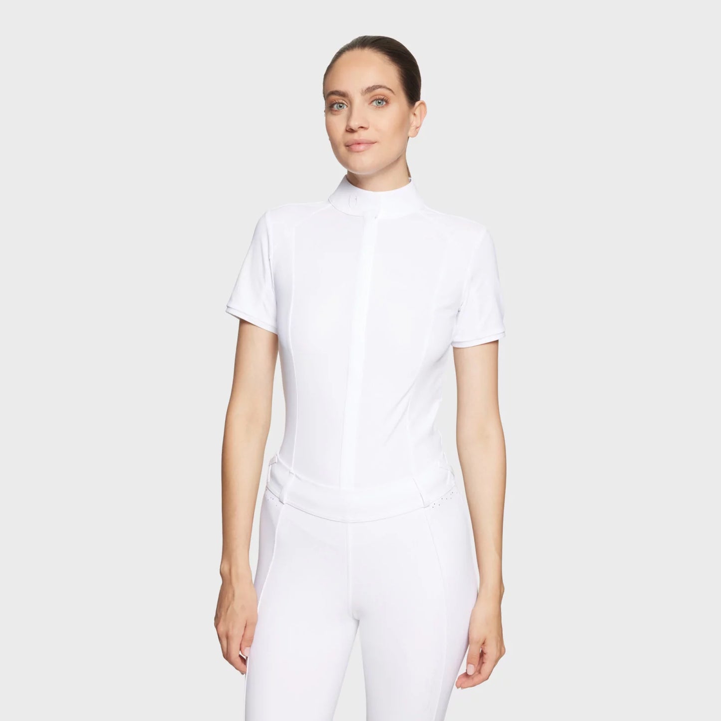 Samshield Ladies Show Shirt Short Sleeve Gretta Sport White Replenishment Stock SP541