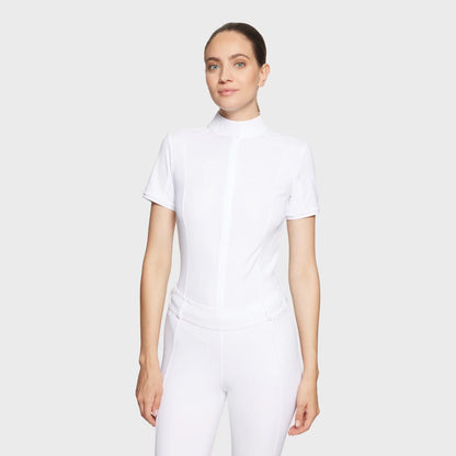 Samshield Ladies Show Shirt Short Sleeve Gretta Sport White Replenishment Stock SP541
