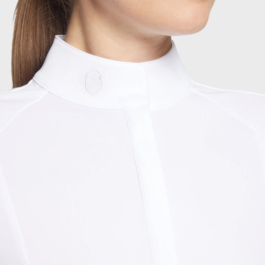 Samshield Ladies Show Shirt Short Sleeve Gretta Sport White Replenishment Stock SP541
