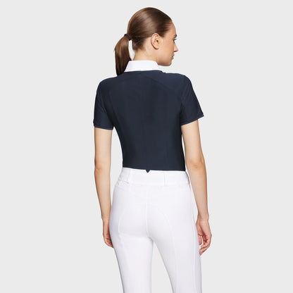 Samshield Ladies Show Shirt Short Sleeve Gretta Sport Navy Replenishment Stock SP541