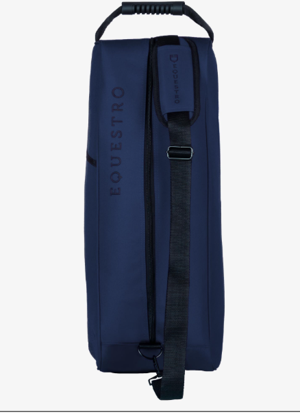 Cordura boot and helmet bag with rubber edging. Featuring a minimal and refined style with a front silicone logo.