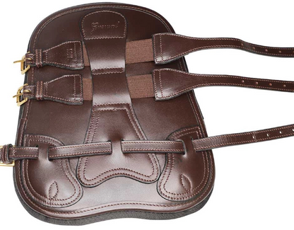 Leather Open Front Tendon Boots
