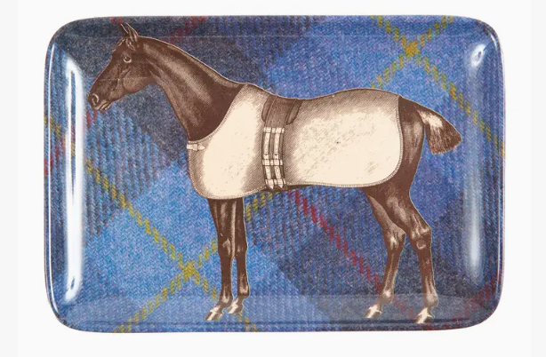 EQUUS TWEED VALET TRAY FULL HORSE