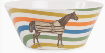 EQUUS SMALL BOWL S/4 - EQUESTRIAN MELAMINE TABLE WEAR