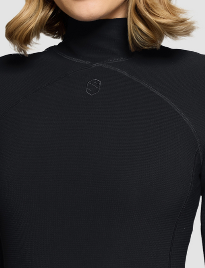 Samshield Ladies Sunniva Schooling Shirt - Mock Turtle Neck - Long Sleeve - White  SS26