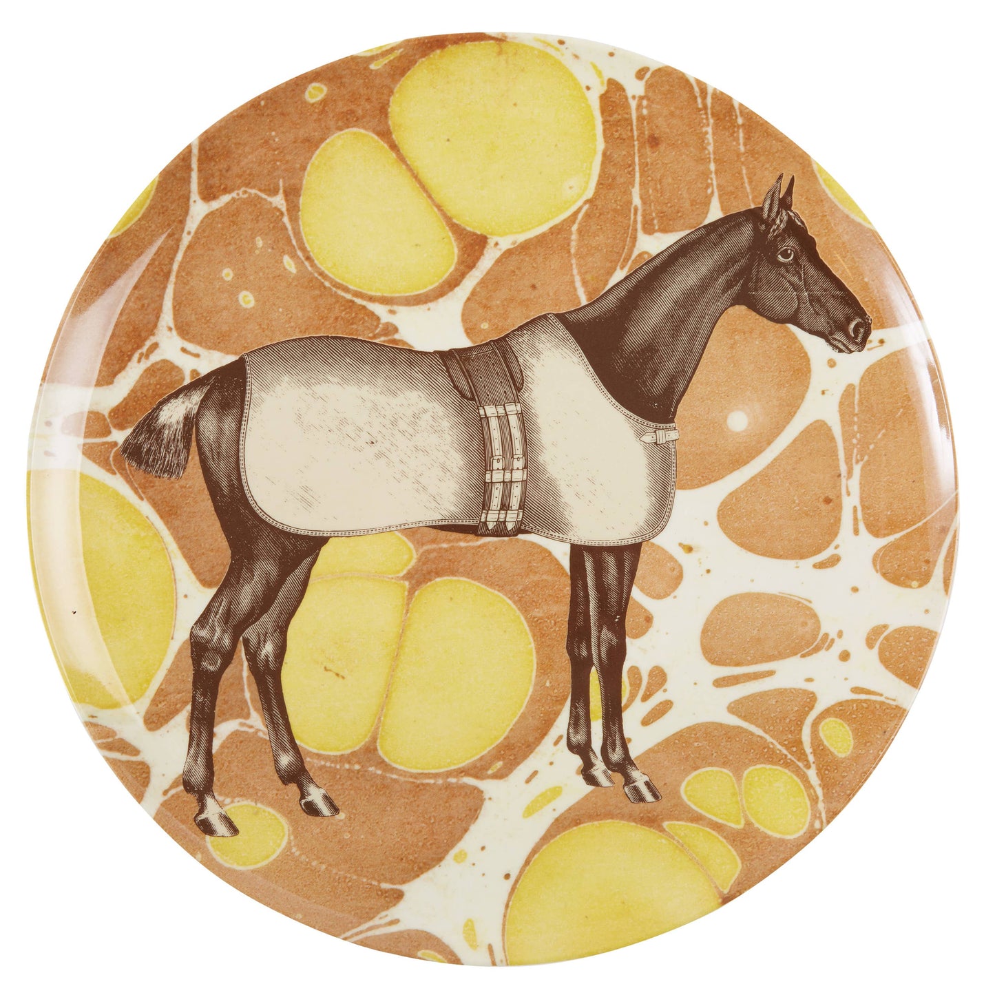 EQUUS DINNER PLATES SET OF FOUR