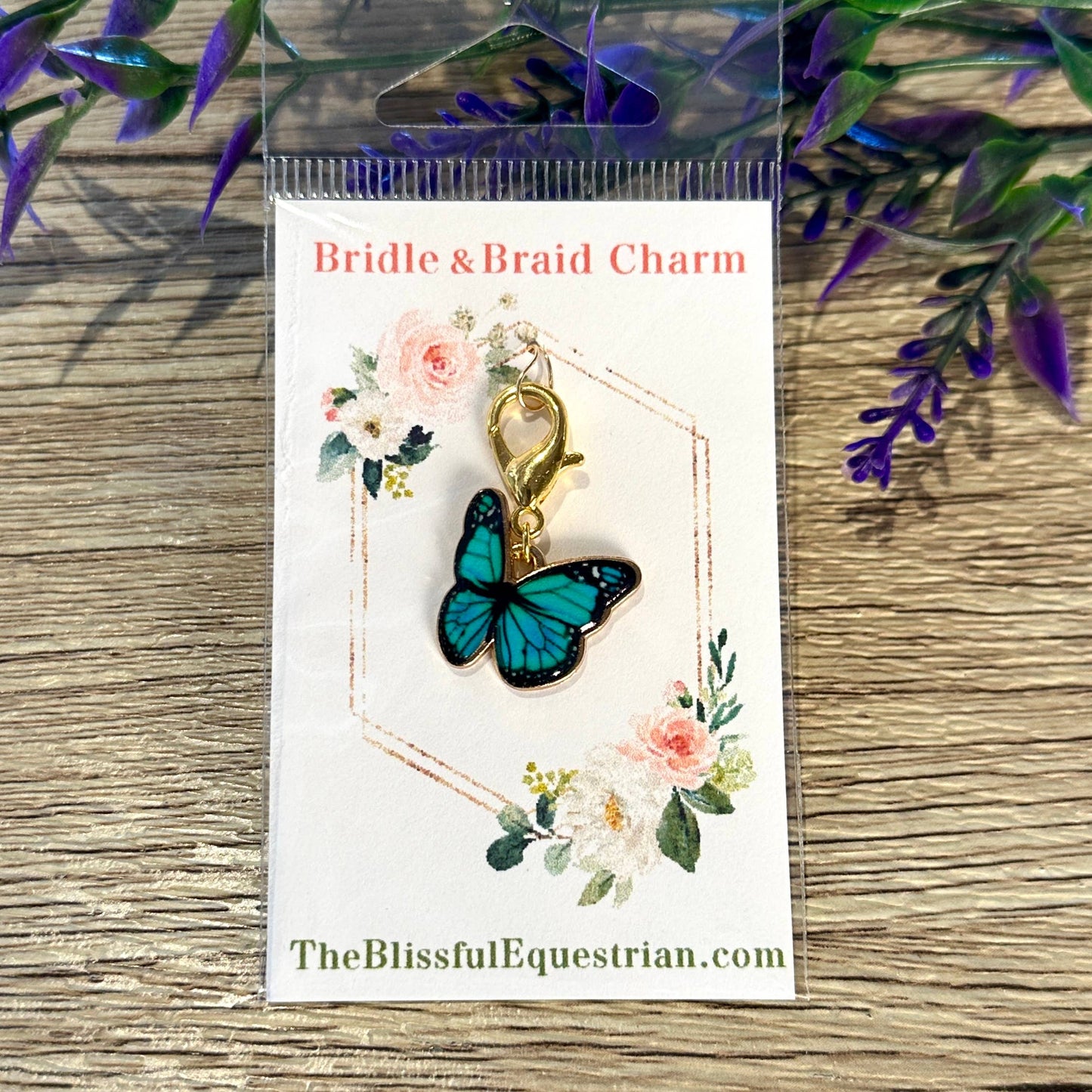 Bridle Braid Charms: Pink Unicorn