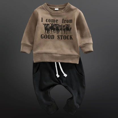 Good Stock Western Baby T-Shirt/Pants Set: 12-18M (90cm)