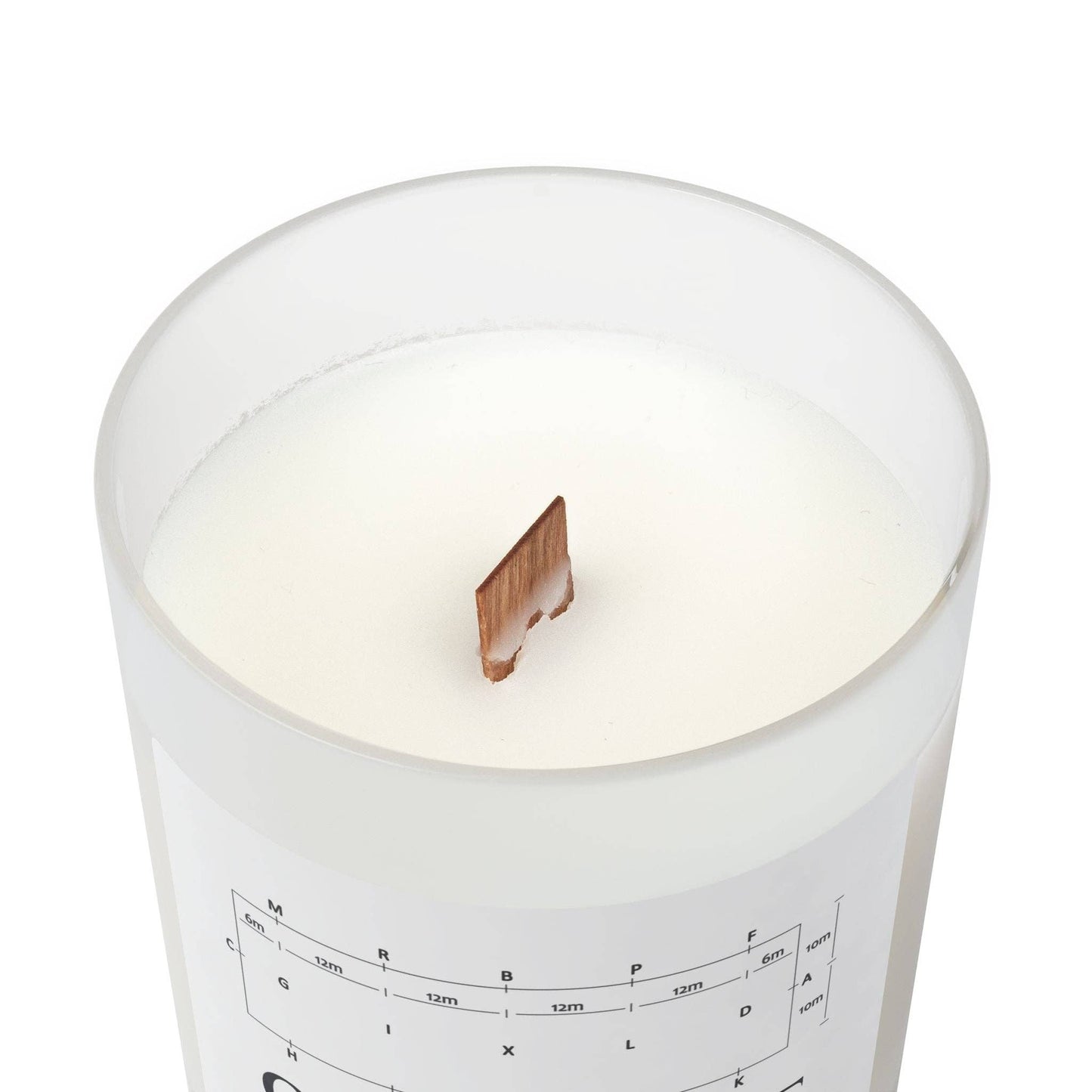 Frosted Glass Candle, 11oz - Dressage Course - OMGWTF: Blackberry Vanilla / 11oz