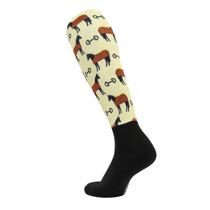 Equine Couture Ladies OTC Boot Socks- Autumn Vibes: STD