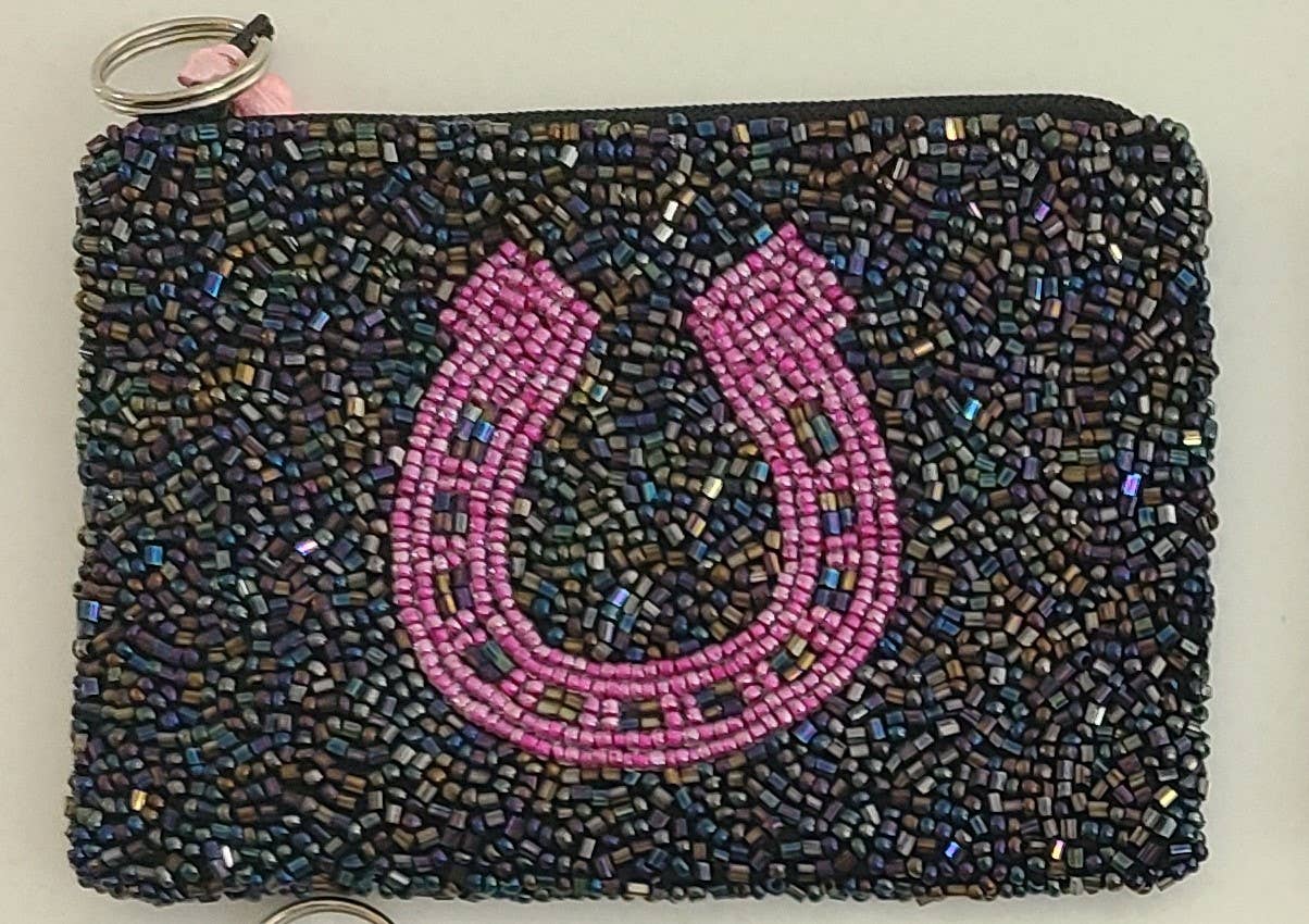 SCP-1611 - Beaded Elegance Women's Coin Purse: Teal