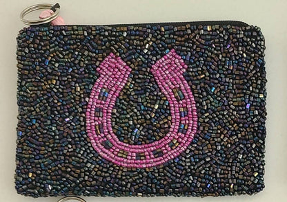 SCP-1611 - Beaded Elegance Women's Coin Purse: Teal