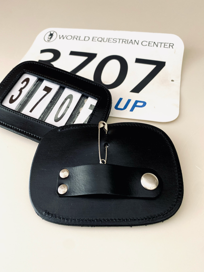 Bridle Competition Numbers PRO4MANCE | # I.D. - Black (Qty. 2, 4-digit)