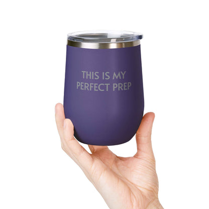 Wine Tumbler, 12oz - Perfect Prep: Black / 12oz