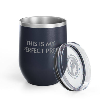 Wine Tumbler, 12oz - Perfect Prep: Black / 12oz