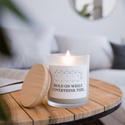 Frosted Glass Candle, 11oz - Hold On/Overthink: Blackberry Vanilla / 11oz