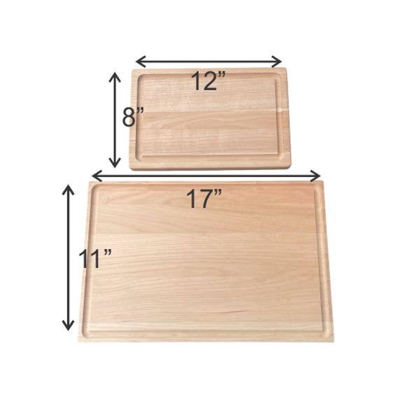 Jumping Horse Engraved Cherry Cutting Board : 8" x 12"