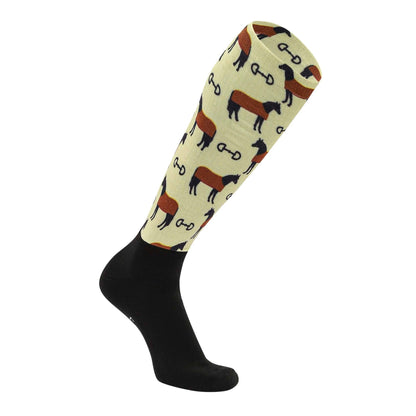 Equine Couture Ladies OTC Boot Socks- Autumn Vibes: STD