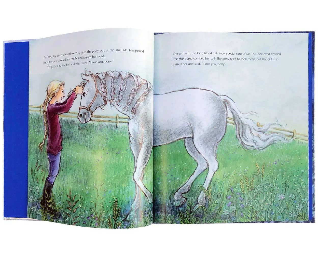 Book + Pony Gift Set: White